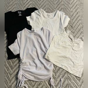 Basic tees/cami Black & white